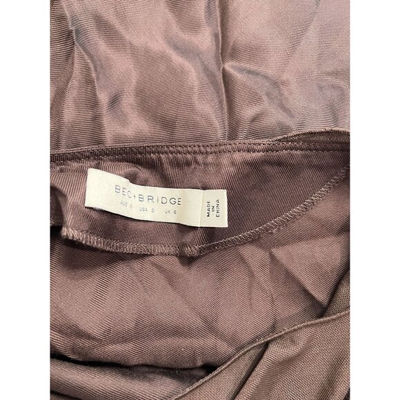 Bec & Bridge Marina Asymmetrical Dress in Brown - Picture 4 of 4